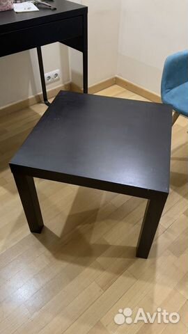 Придиванный столик лакк черный