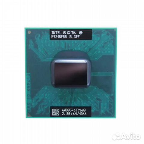 Б/у процессор Core2Duo T9600, slg9f