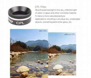 Комплект фильтров DJI Mavic Air CPL, UV, ND-8