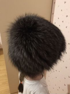 Шапка чернобурка на ог 54/55