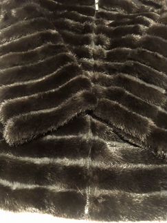 Шуба натуральная норка замша 44 46