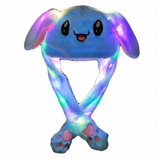 Шапка с двигающимися светящимся ушами