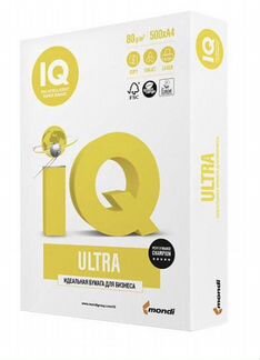 Бумага Mondi IQ Ultra 500 листов, 168 (CiE)