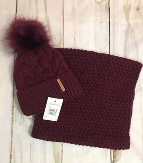 Комплект шапка и снуд 54-58