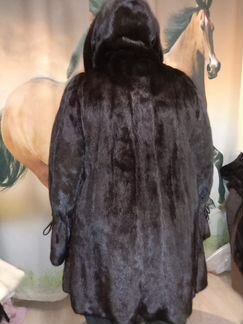 Роскошные большие норковые шубы