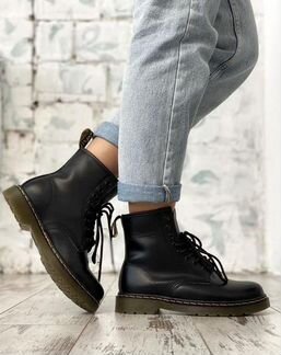 Ботинки Dr martens 1460 Black (кожа)