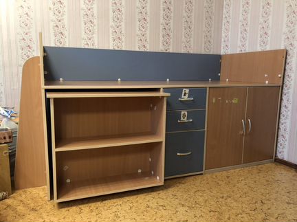 Детская кровать чердак орбита 10