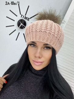 Берет женский мех