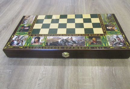 Шахматы и нарды в одном наборе