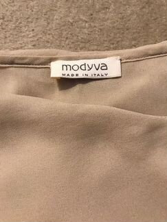 Нюдовая шелковая блузка, Италия