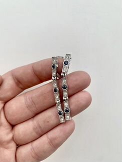 Серьги с кристаллами