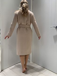 Пальто-халат осеннее шёрсть