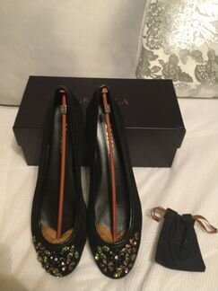 Продаю чёрные вечерние балетки, Le Silla, 40