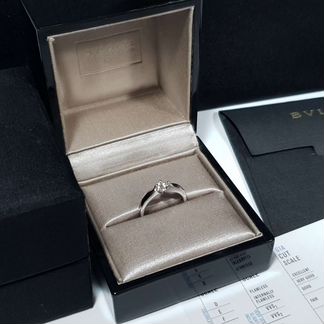 Кольцо Bvlgari помолвочное 0.4 ct