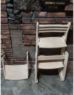 Растущий стул со столиком