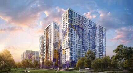 1-к квартира, 42.2 м², 13/25 эт.
