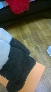 Ботинки зимние кожаные