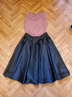 Юбка черная с фатином