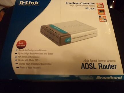 Маршрутизатор D-link DSL-500T
