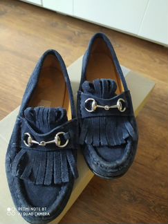 Мокасины для мальчика Gucci из натуральной кожи