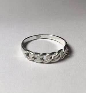 Серебряное кольцо «Цепочка»