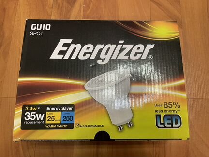 Светодиодная лампа energizer gu10