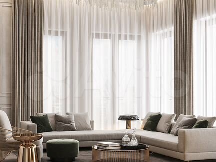 2-к квартира, 76.6 м², 11/17 эт.