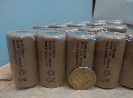 NiCd accum батарея акб ET D-SC1800HP 1.2В 1800мАч