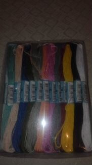 Мулине, египетский хлопок, наборчик 50 цветов