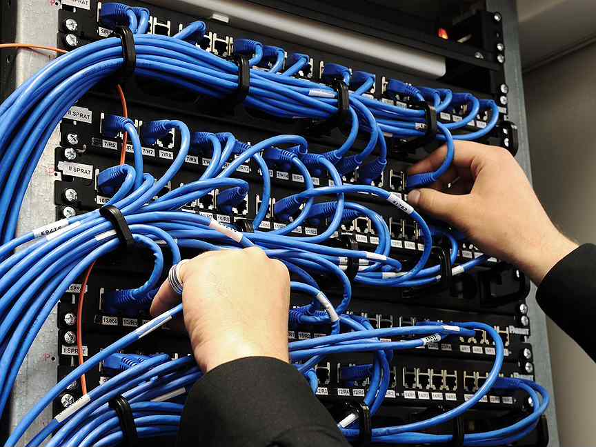 Монтаж системы связи