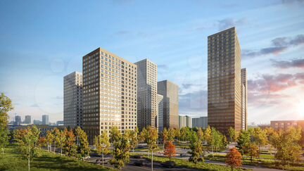 2-к квартира, 57.3 м², 9/21 эт.