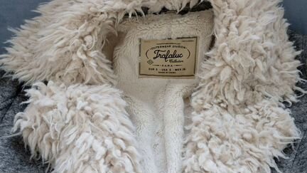 Шуба полупальто zara