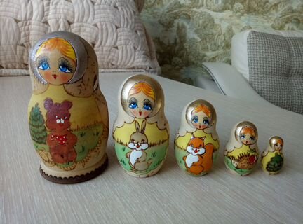 Матрешка 5 кукол