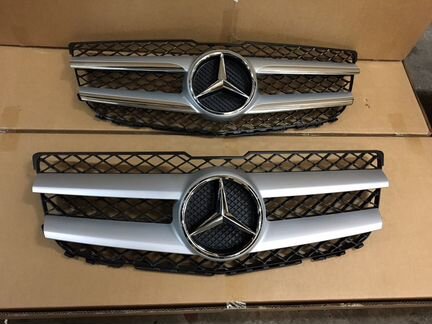Решетка радиатора Mercedes GLK 204 Рест 2012-2015г