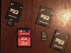 Карты памяти MicroSD (по 2 GB)