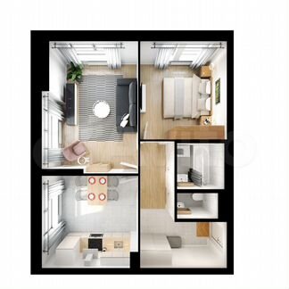 2-к квартира, 52.9 м², 18/32 эт.