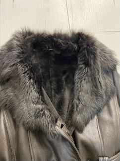 Дубленка женская 46-48 натуральная кожа