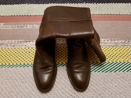 Кожаные сапоги Hugo Boss оригинал