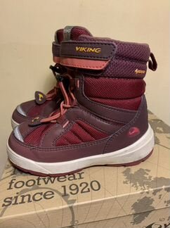 Зимние ботинки viking для девочки
