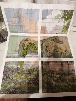 Схема для вышивки с нитками