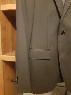 Пиджак Albione сине-коричневый в мелкую клетку