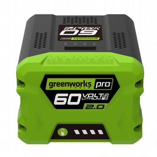 Батарея аккумуляторная Greenworks G60B2 60V, 2 А.ч