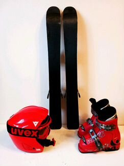Горные лыжи Rossignol 80 см + ботинки + шлем + очк