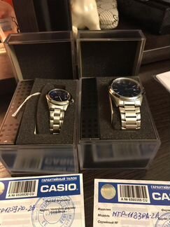 Комплект часов casio мужские и женские