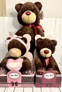 Мягкая игрушка Медведь Chico&Milk Orange Toys