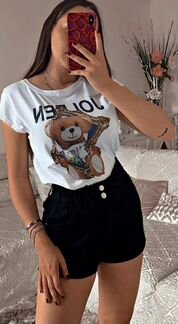 Новые черные шорты Joleen (Италия) р.L