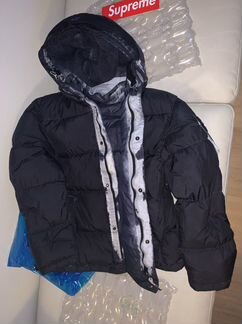 Пуховик Supreme/Stone Island Painted Camo Crinkle