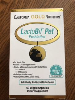 Lactobif pet пробиотик для собак и кошек