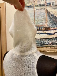 Водолазка Sisley (Italy), размер M. белоснежный, л