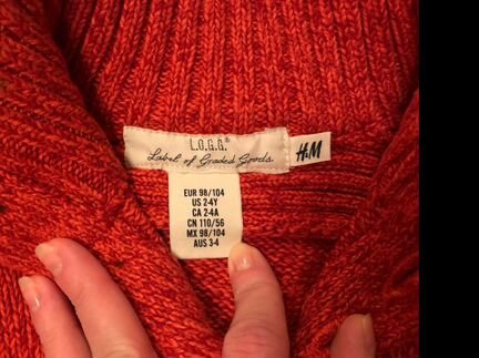 Новый свитер на мальчика H&M 98-104 р